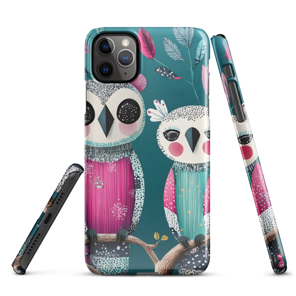 Whimsical Duo: A Celebration of Nature and Color | Phone Case |  11 Pro Max | Snap Case | Glossy