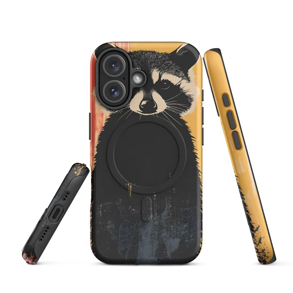 Whimsical Raccoon Portrait