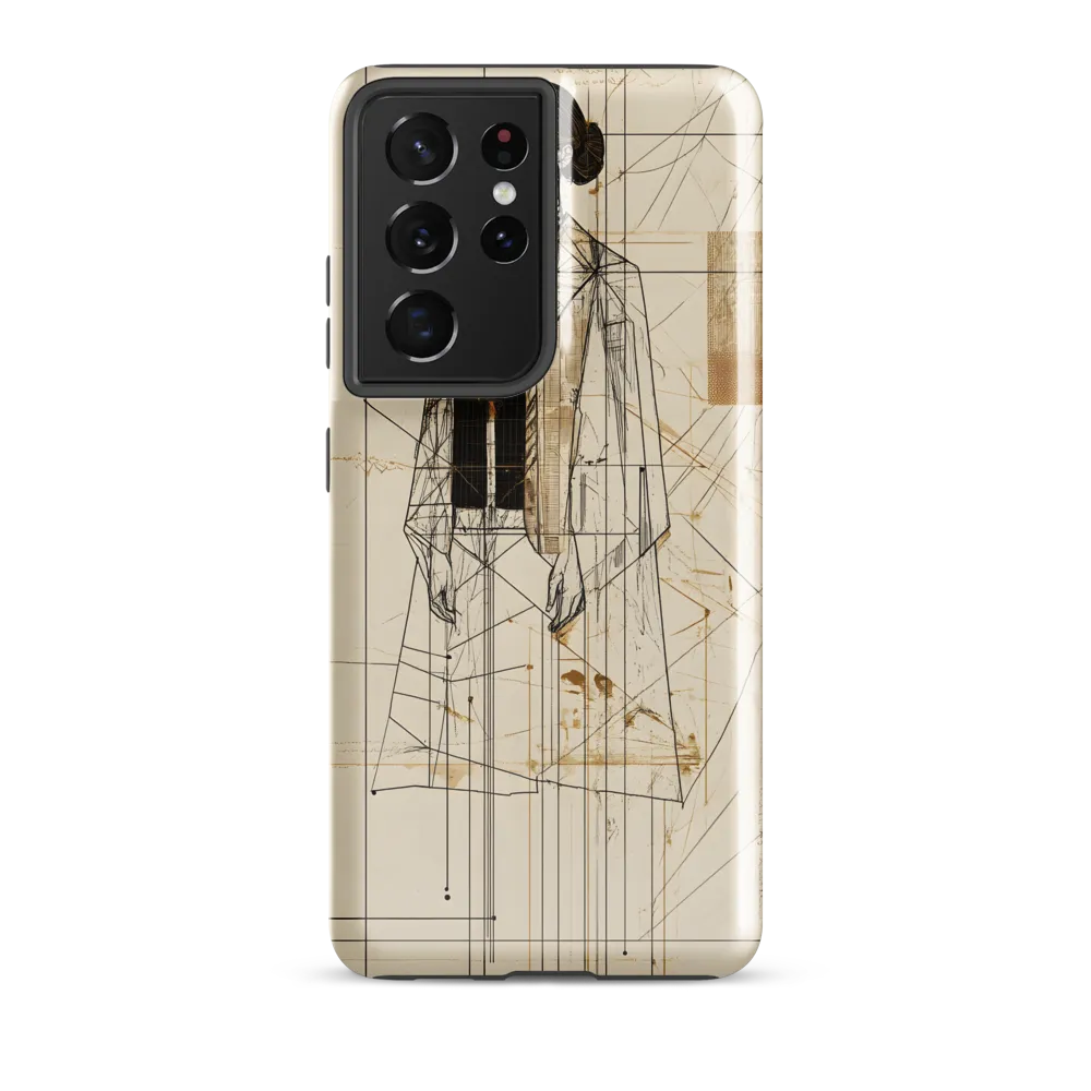 Elegance in Lines | Phone Case |  S21 Ultra | Tough Case | Glossy