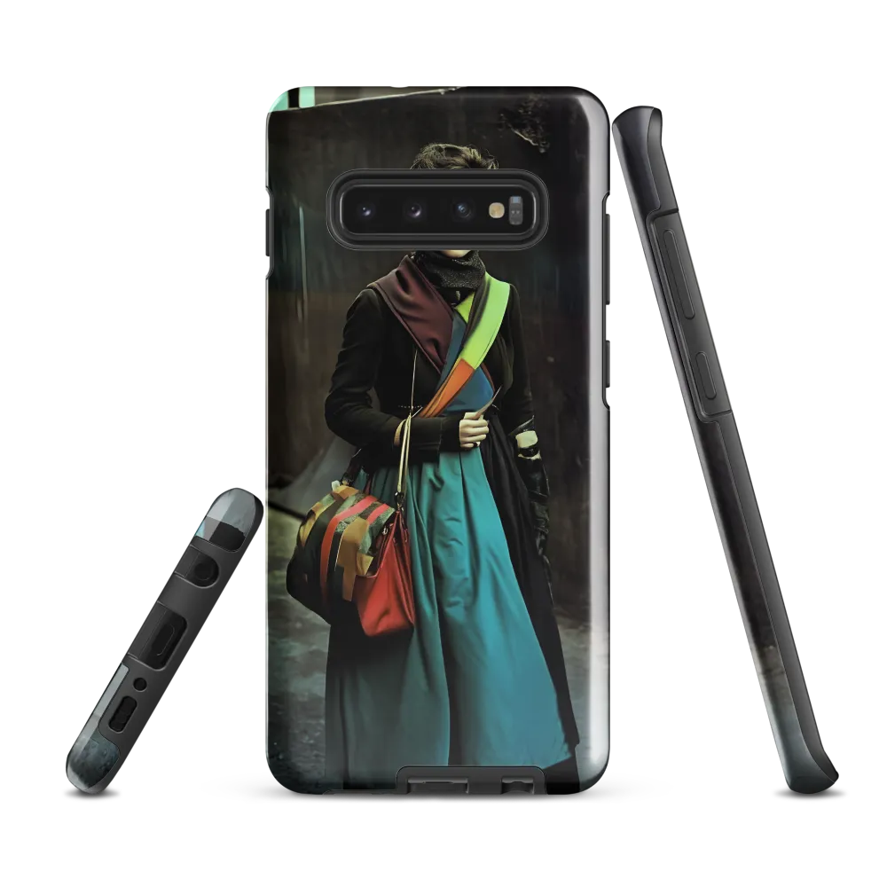 Urban Elegance: A Modern Fashion Portrait | Phone Case |  S10 Plus | Tough Case | Glossy