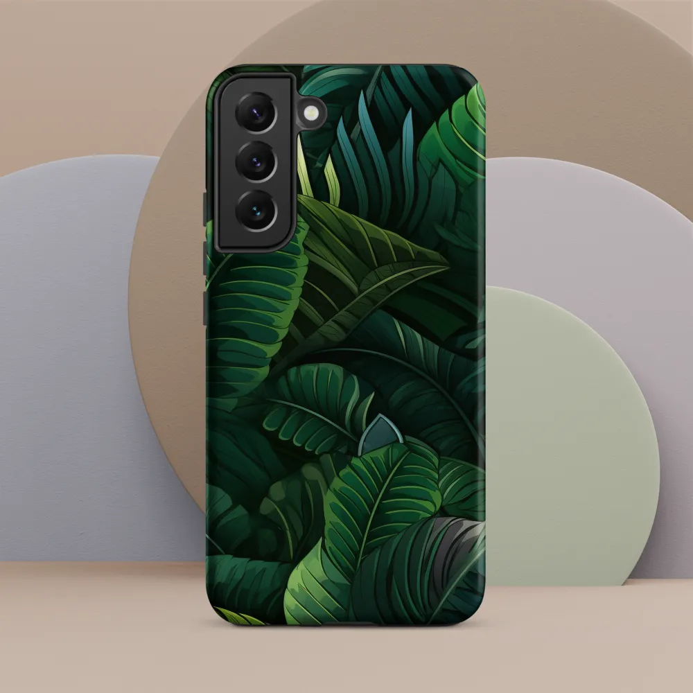 Lush Canopy: A Tropical Foliage Study