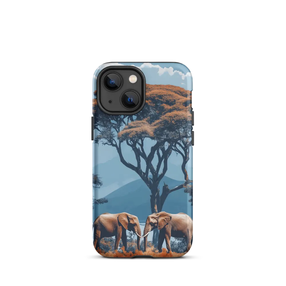 Elephants Amidst Serenity
