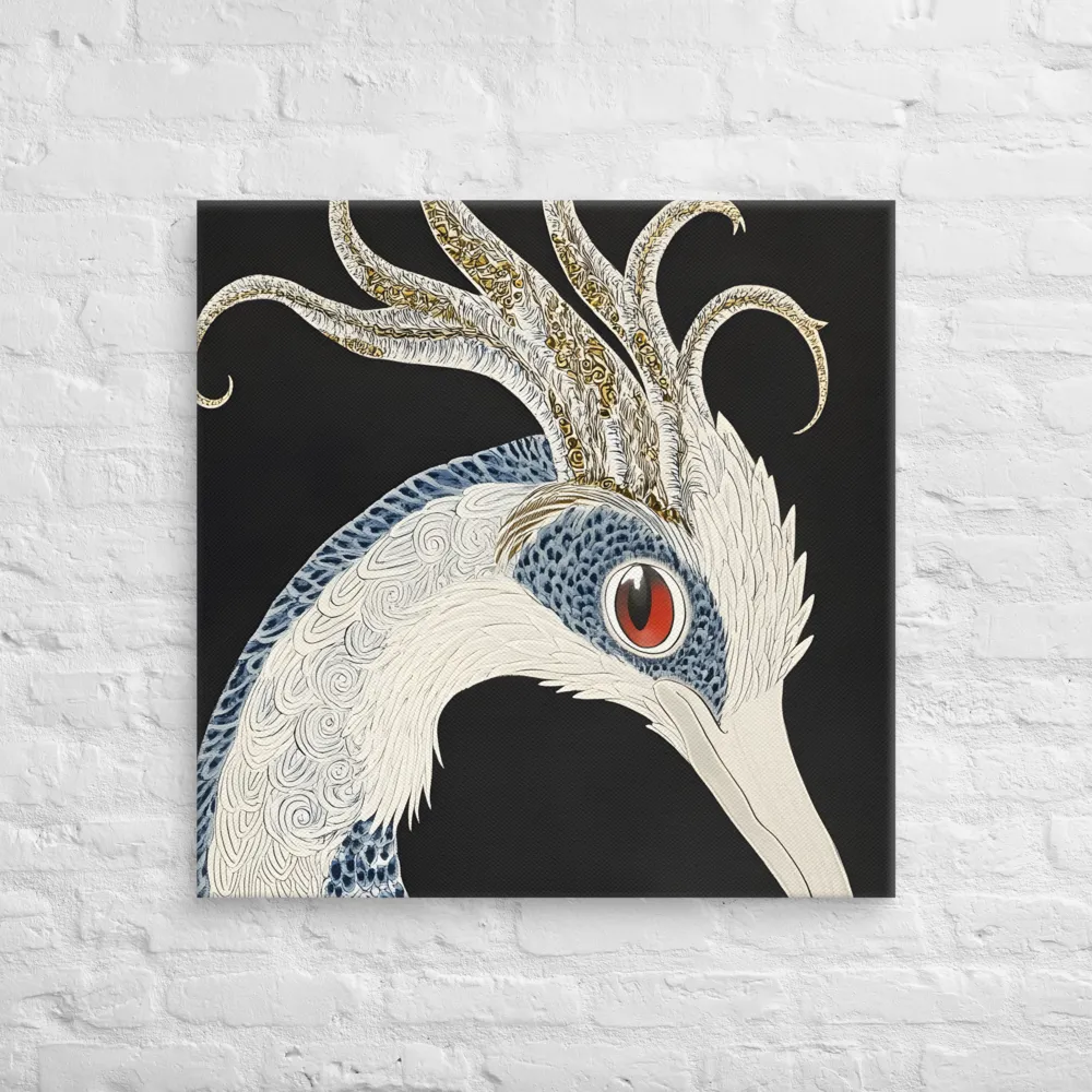Elegance of the Majestic Peacock | Canvas | 30″×30″
