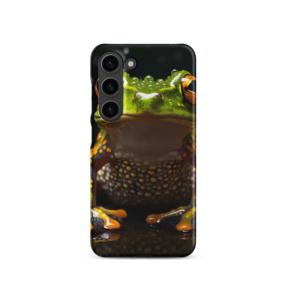 Emerald Elegance: The Frog in Focus