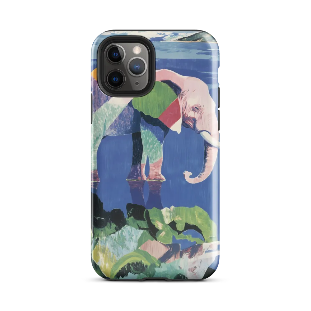 Serenity in Color: The Elephants of Reflection
