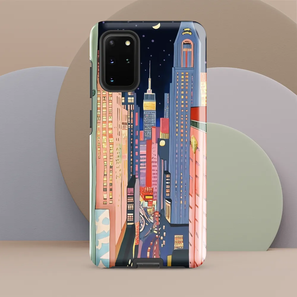 Urban Dreamscape: A Pop Art Night | Phone Case |  S20 Plus | Tough Case | Glossy