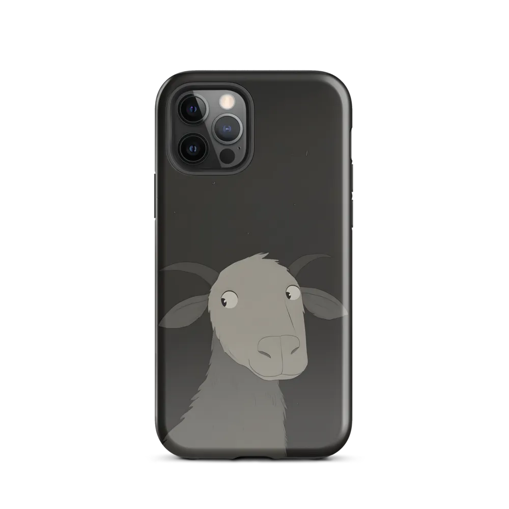 Whimsical Goat in Darkness