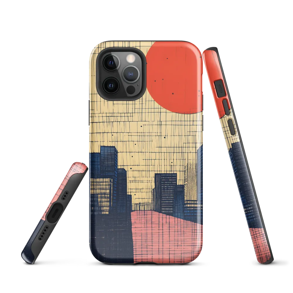 Urban Echoes: A Minimalist Cityscape