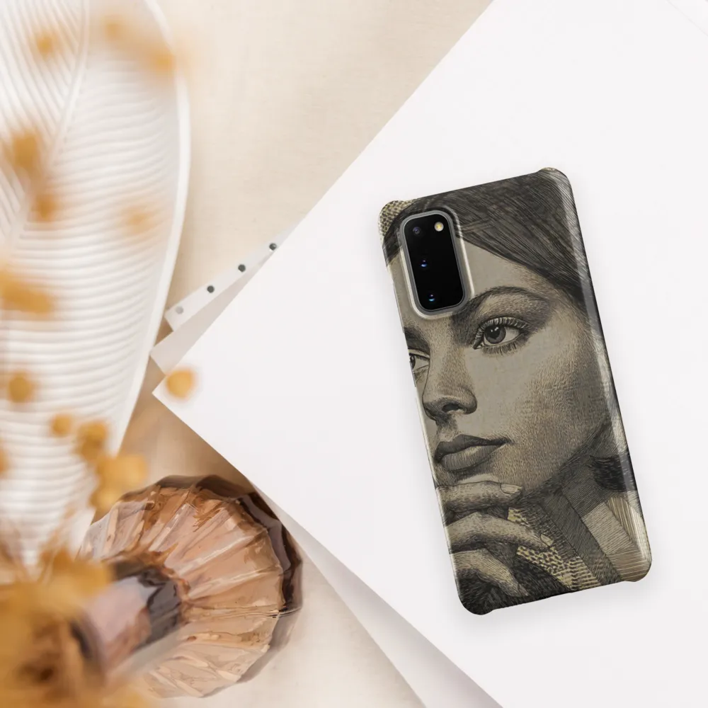 Contemplative Reflection | Phone Case |  S20 | Snap Case | Matte