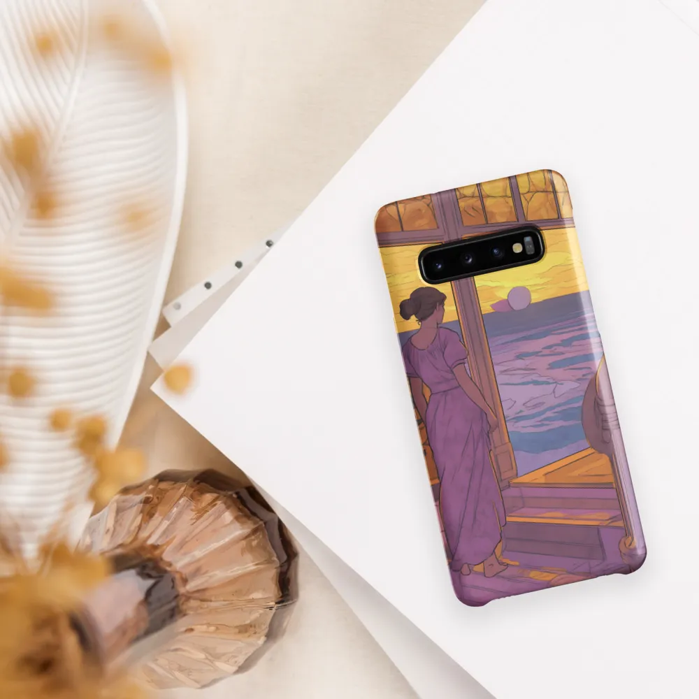 Whispers of the Sunset | Phone Case |  S10 | Snap Case | Matte