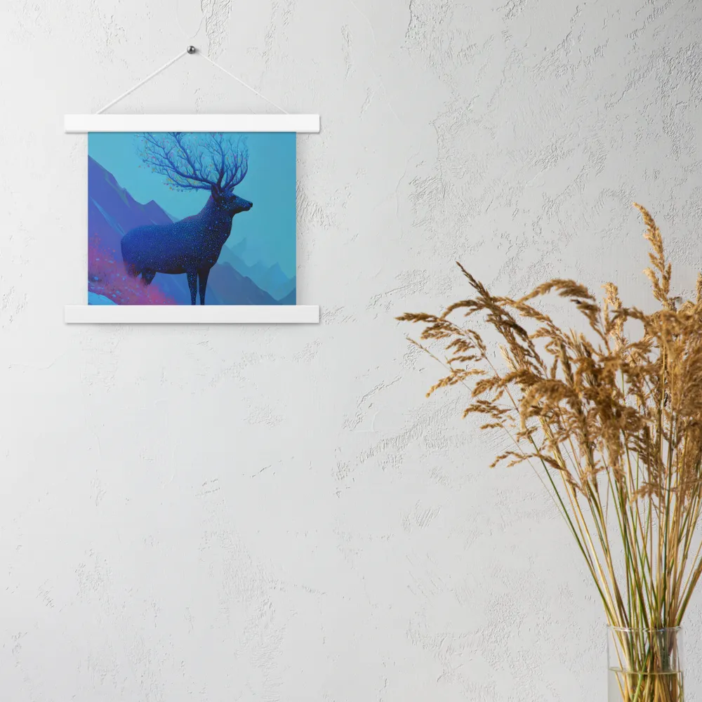 Ethereal Harmony | Poster With White Wood Hanger | 10″×10″