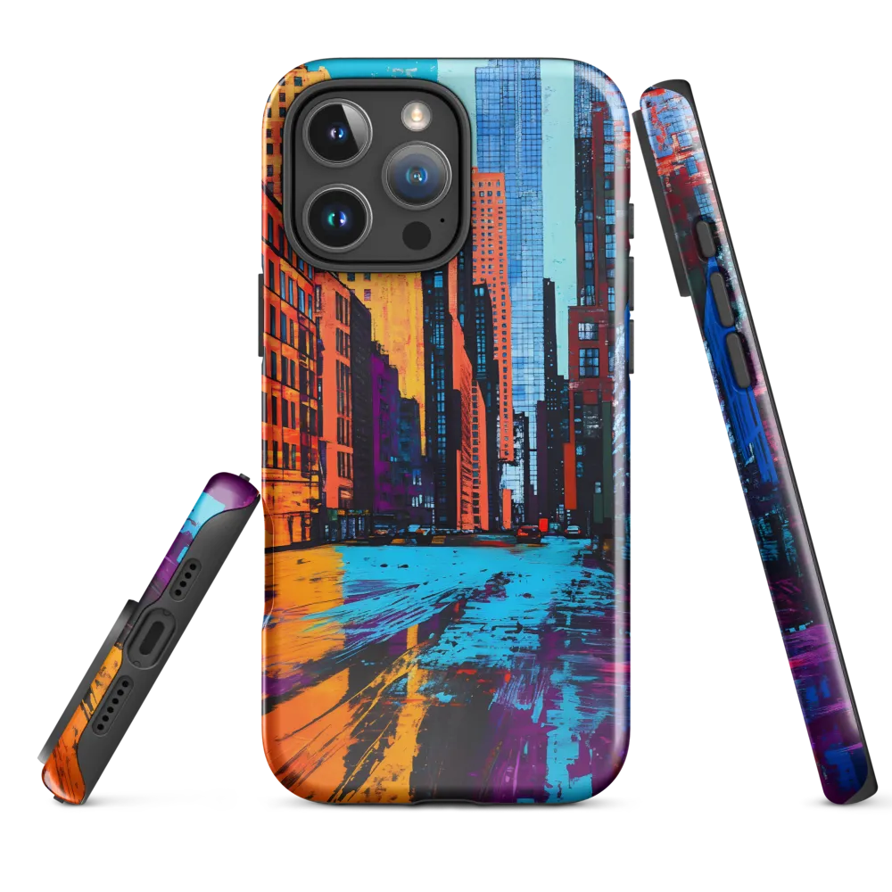 Vibrant Urban Horizons | Phone Case |  16 Pro Max | Tough Case | Glossy