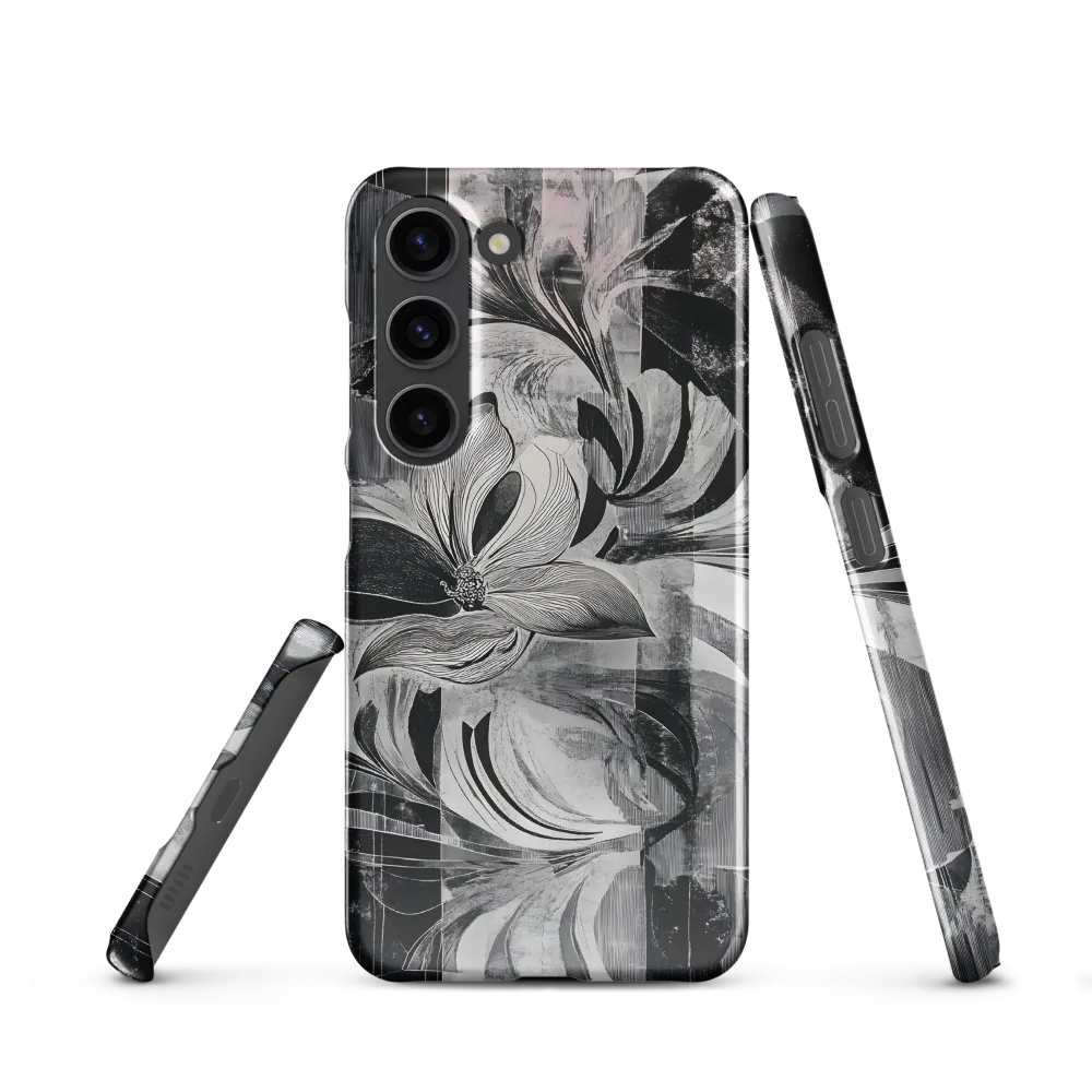 Floral Fusion in Monochrome