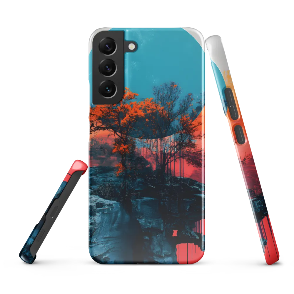 Ethereal Landscapes: A Dance of Color and Form | Phone Case |  S22 Plus | Snap Case | Glossy