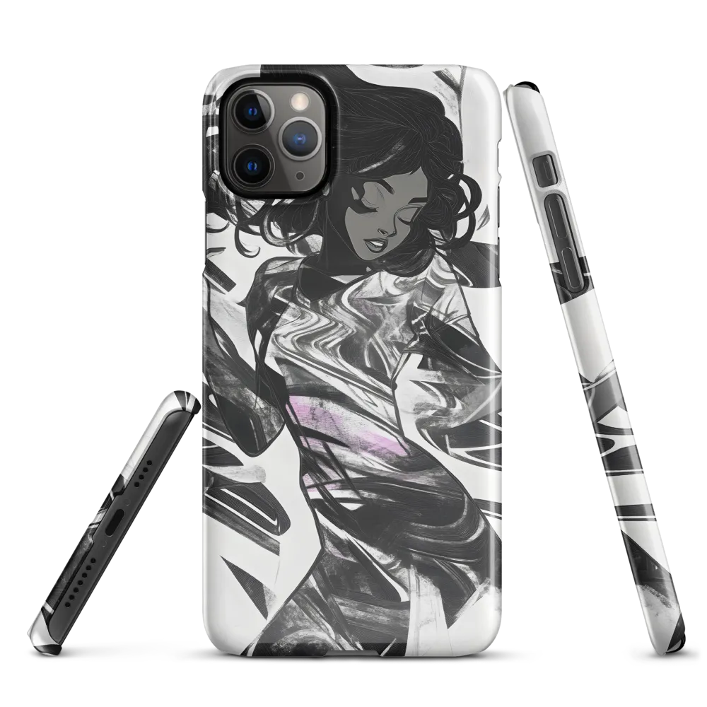 Fluid Grace: The Dance of Shadows | Phone Case |  11 Pro Max | Snap Case | Glossy