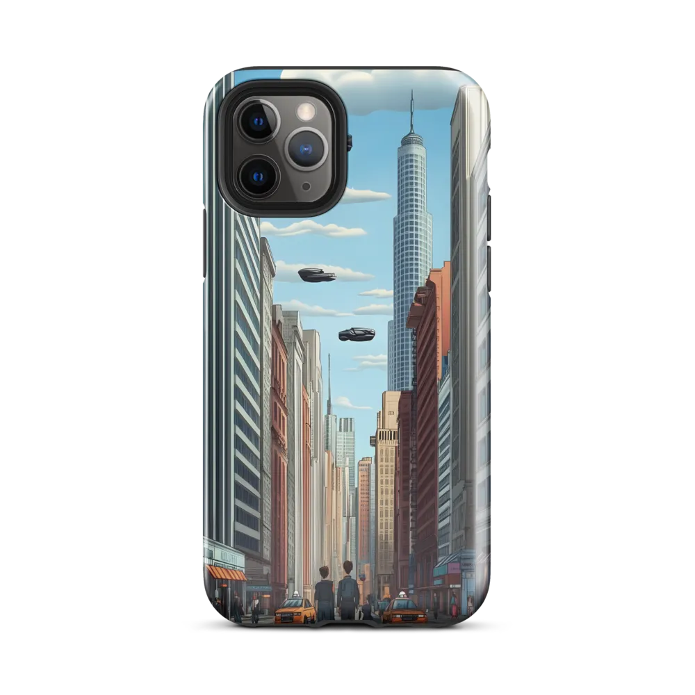 Futuristic Stroll through the Urban Skyline