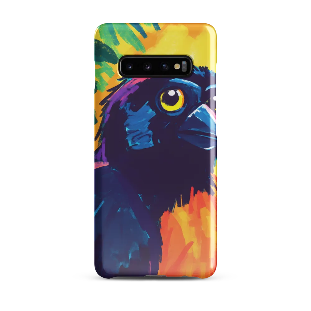 Vivid Avian Encounter | Phone Case |  S10 Plus | Snap Case | Glossy