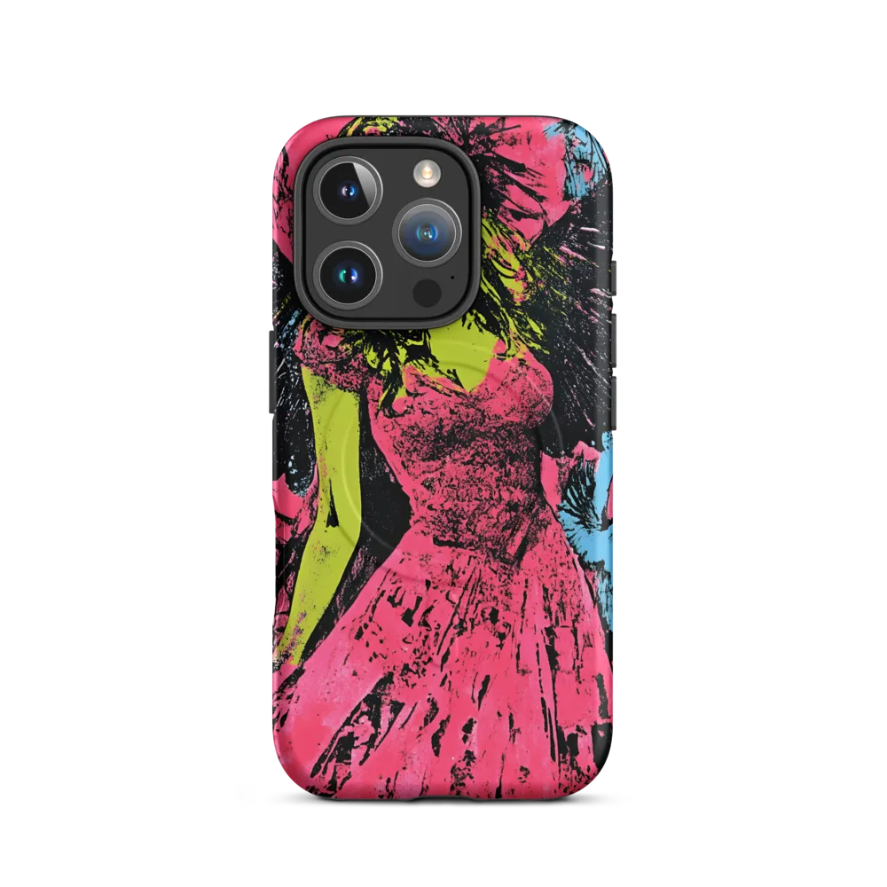 Mystical Angel in Neon Dreams