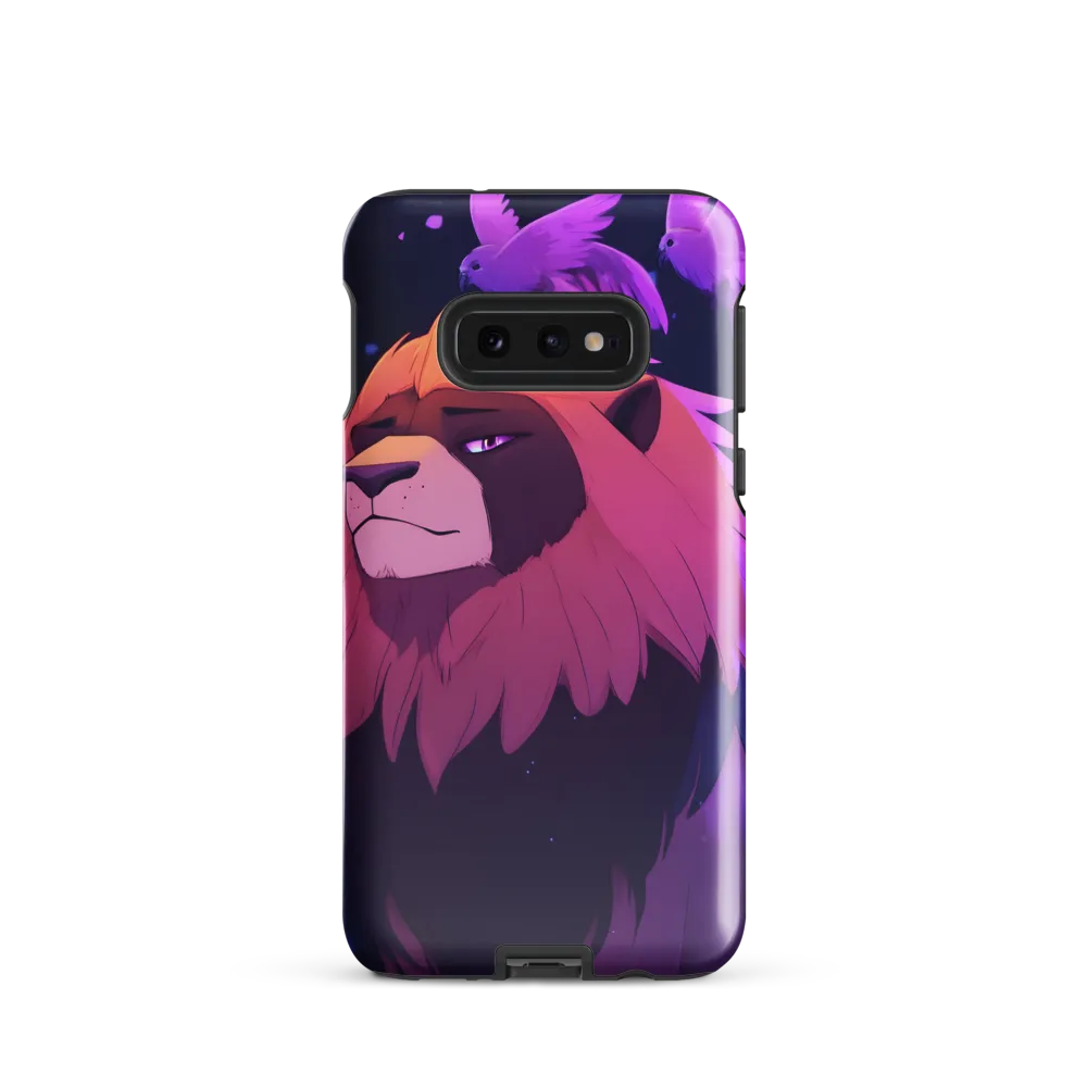 Regal Serenity: The Majestic Lion | Phone Case |  S10e | Tough Case | Glossy