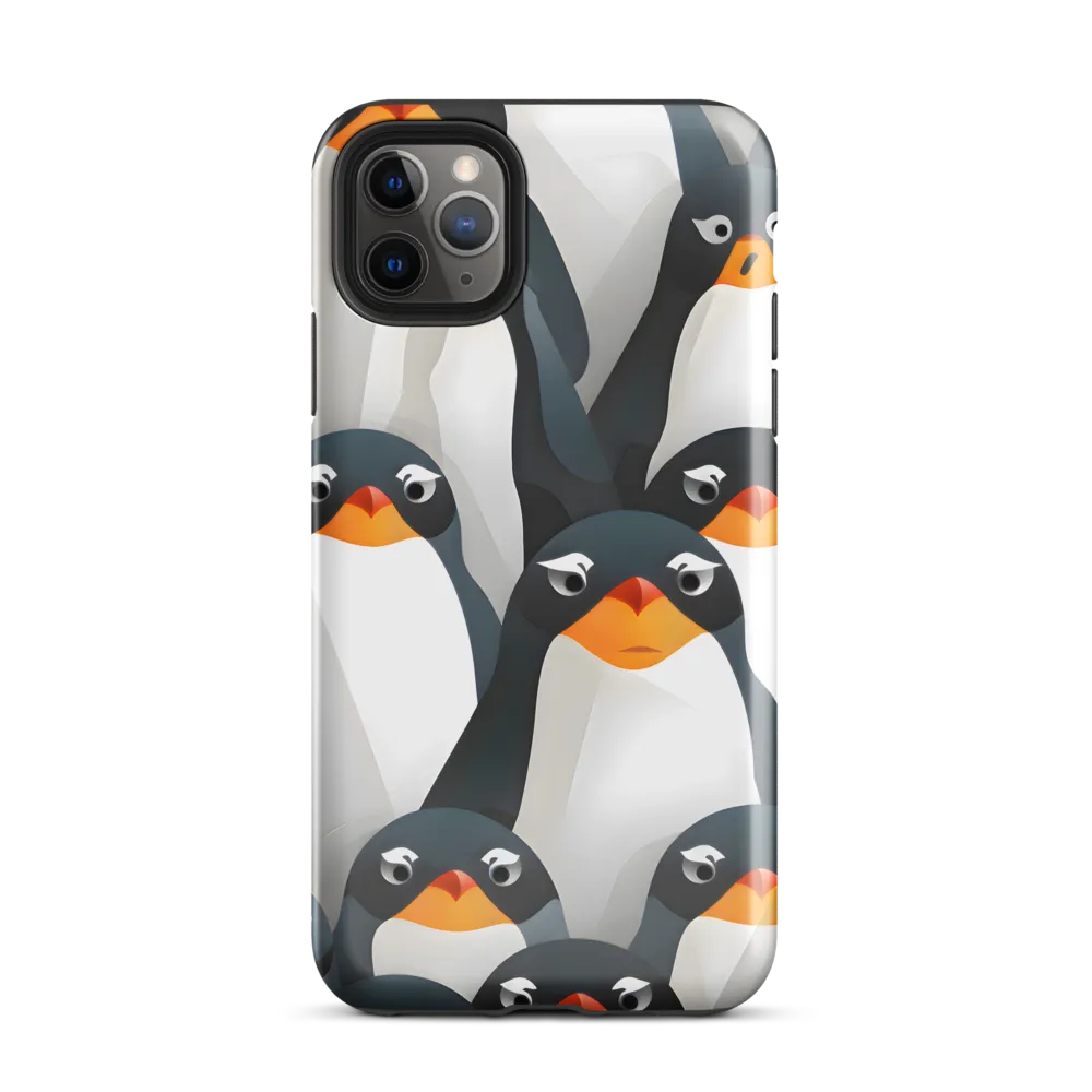 Penguin Parade | Phone Case |  11 Pro Max | Tough Case | Glossy