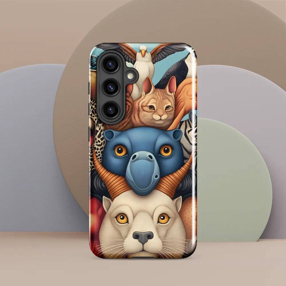Harmonious Echoes of Wildlife | Phone Case |  S24 | Tough Case | Glossy
