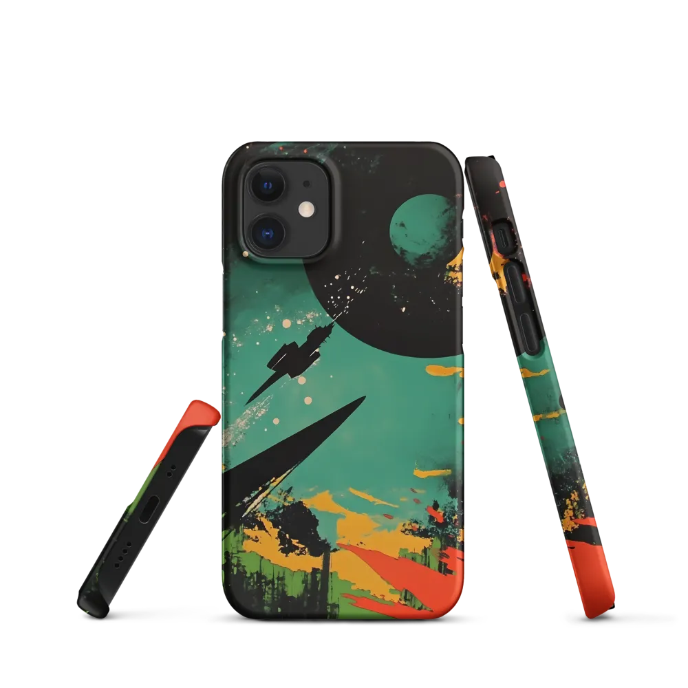 Journey Through the Cosmic Canvas | Phone Case |  12 Mini | Snap Case | Matte