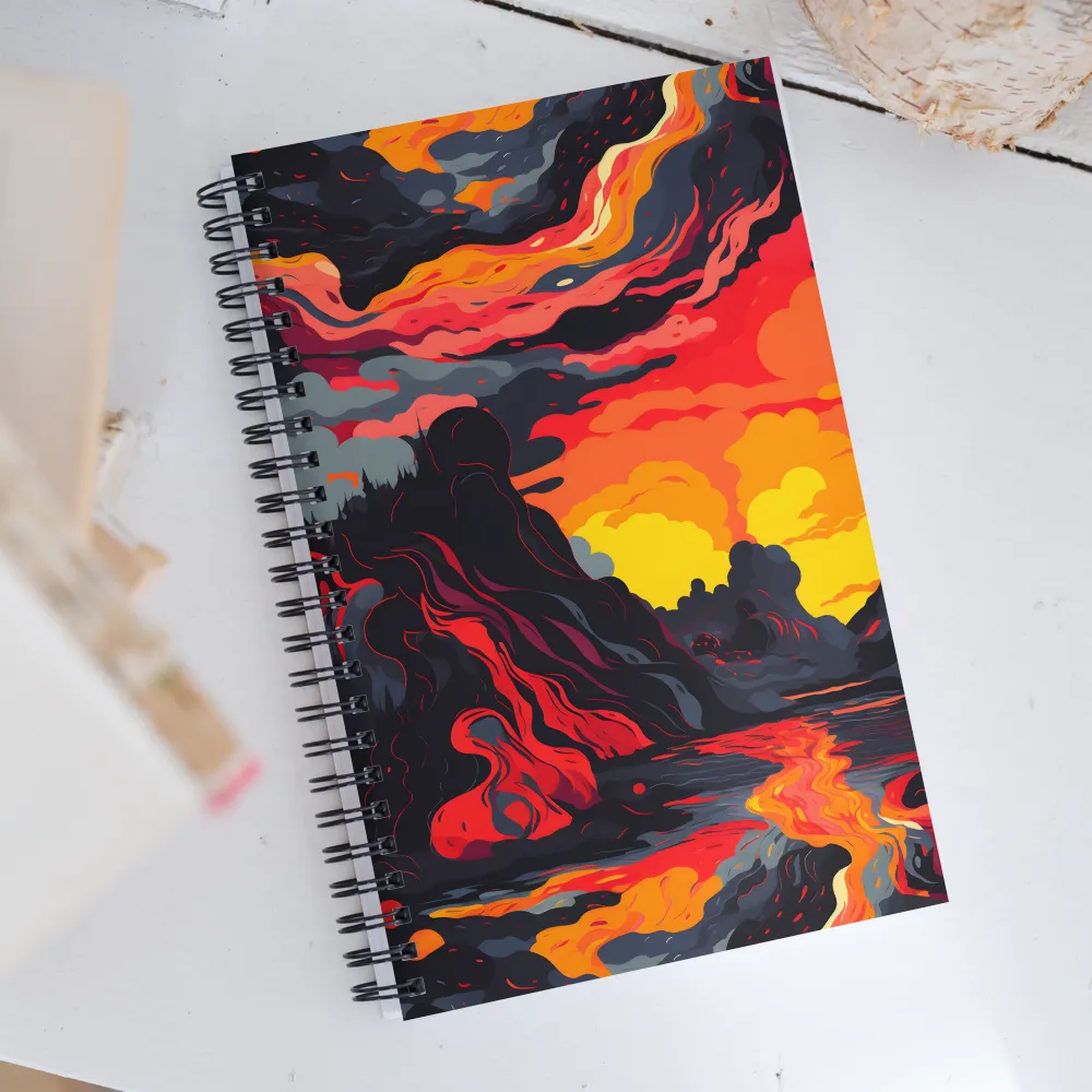 Eruption of Colors | Spiral Notebook