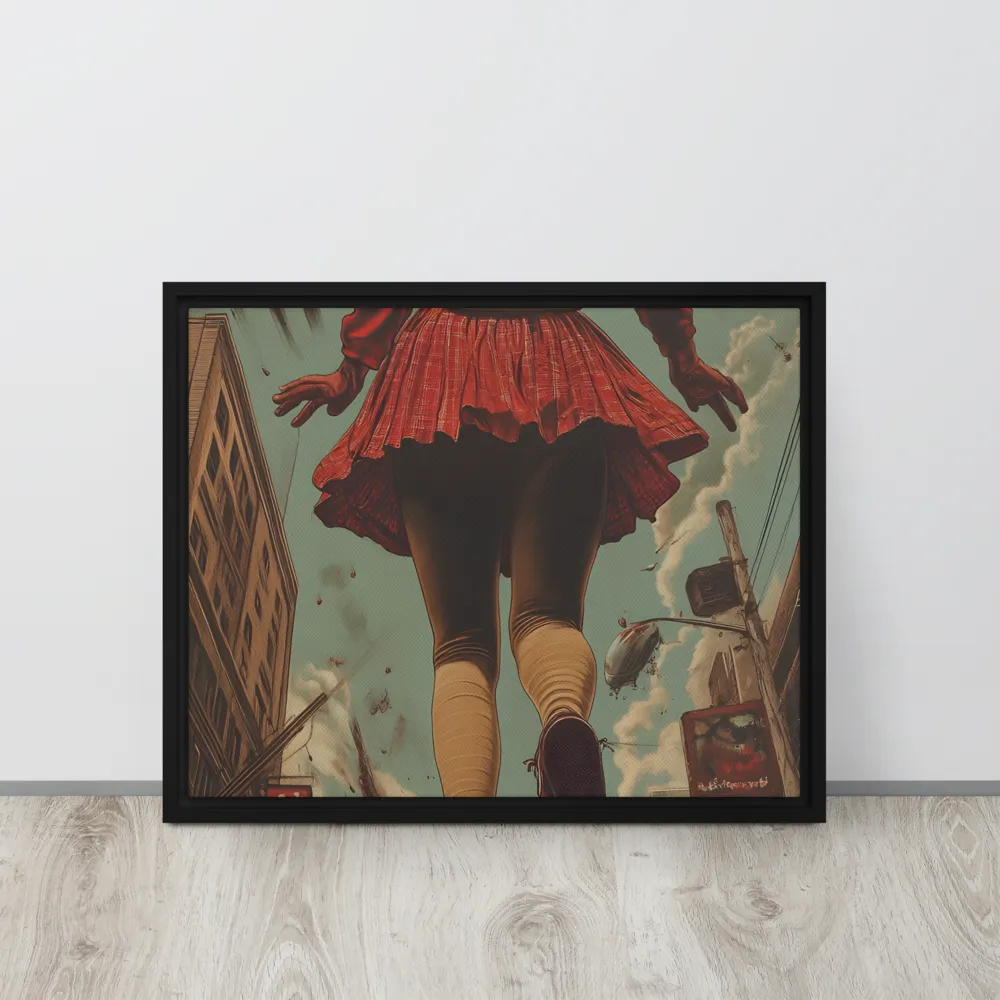 Flight of the Urban Dreamer | Canvas with Black Frame | 16″×20″