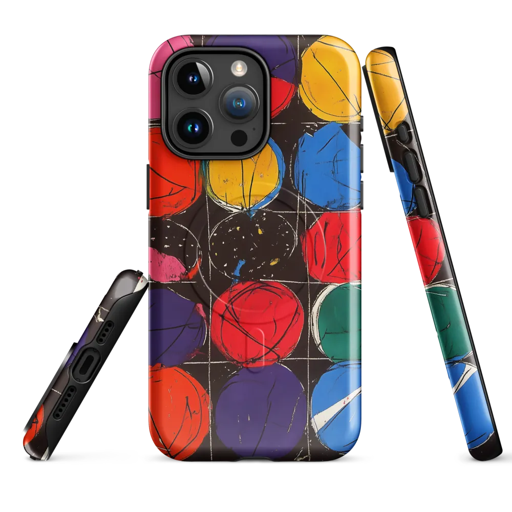 Colorful Circles in Abstract Harmony