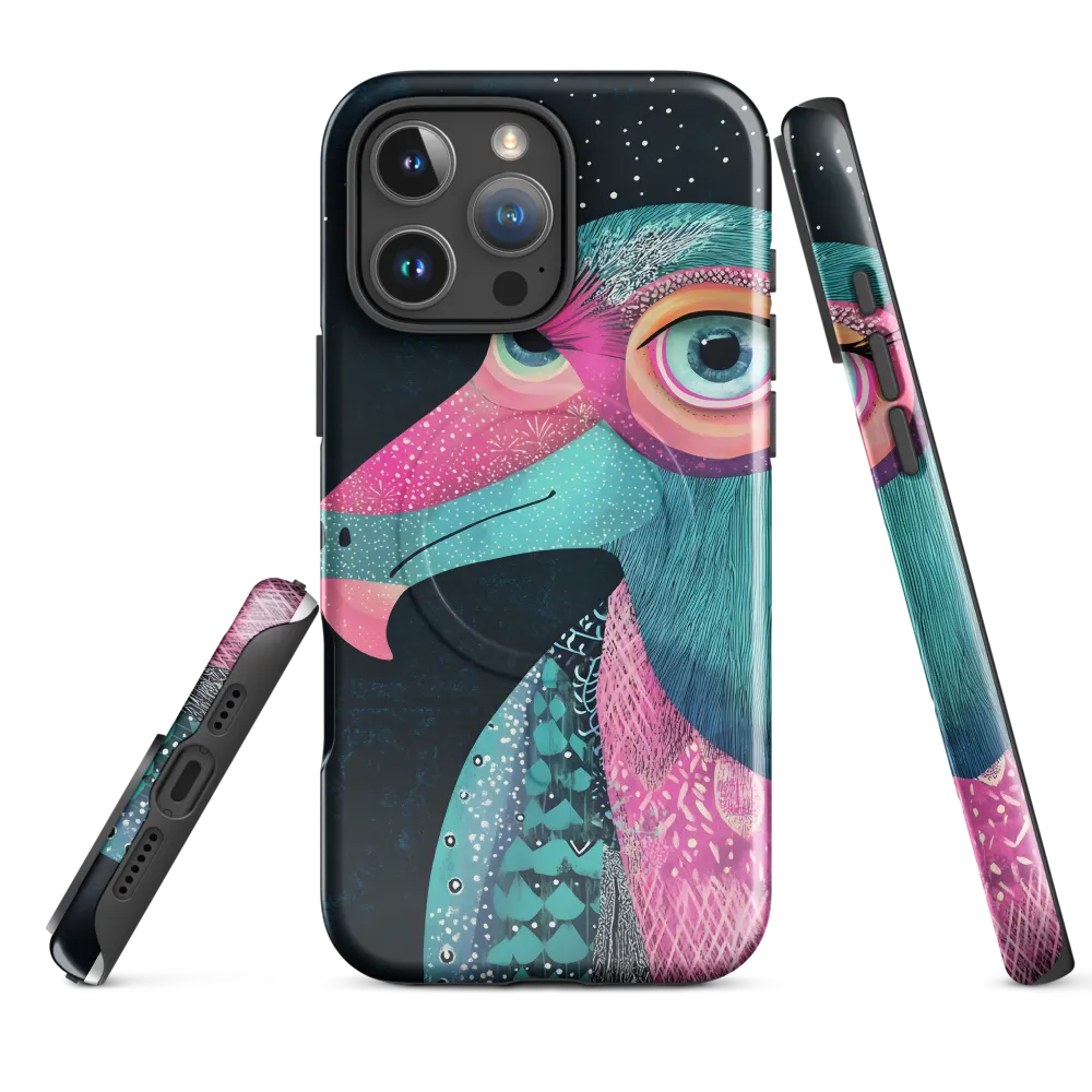 Whimsical Vulture: A Dance of Colors