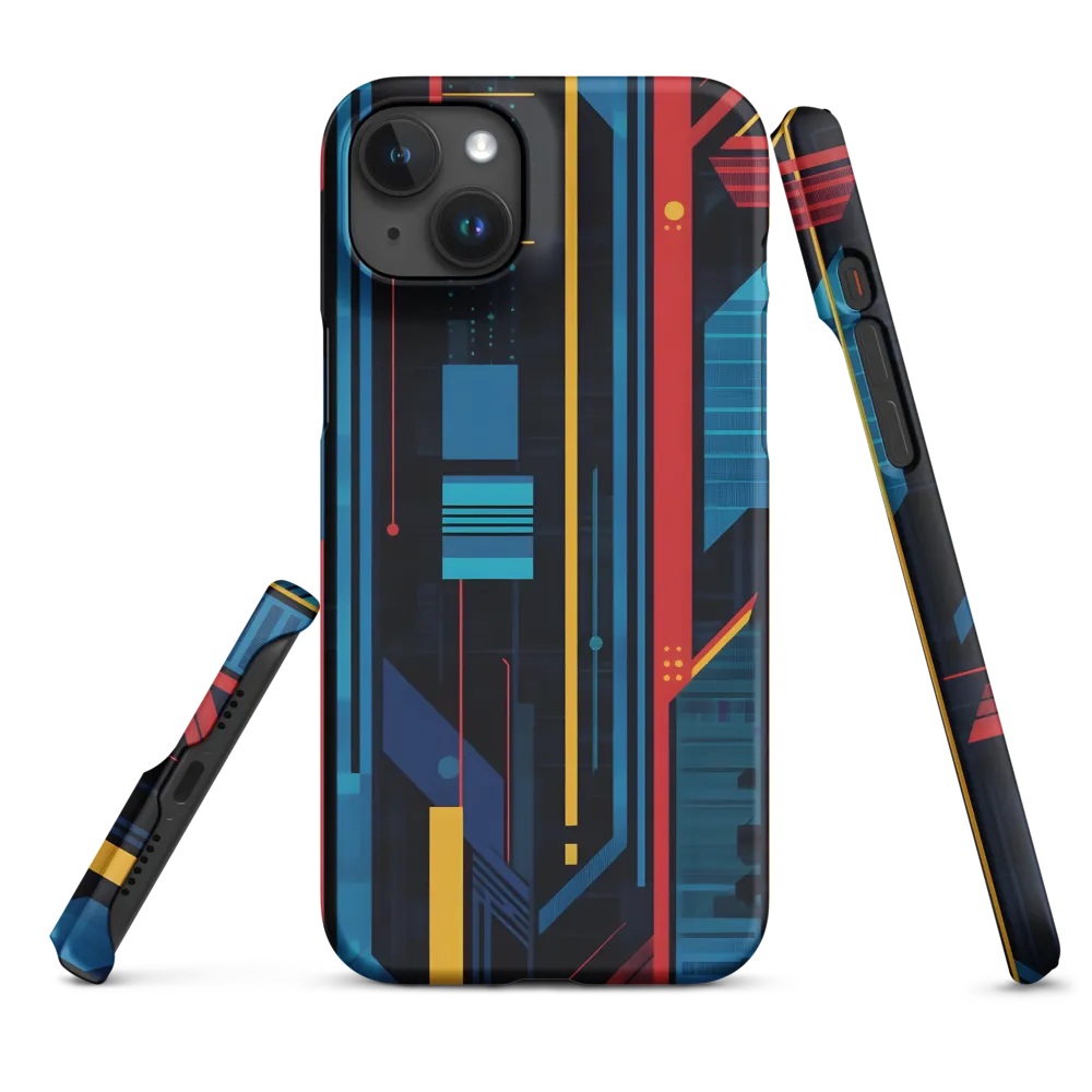 Symphony of Lines | Phone Case |  15 Plus | Snap Case | Matte