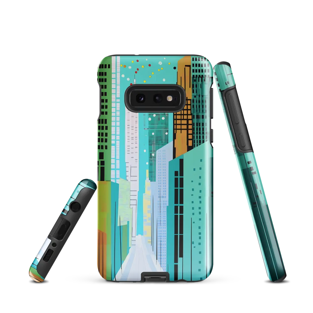 Urban Symphony in Turquoise