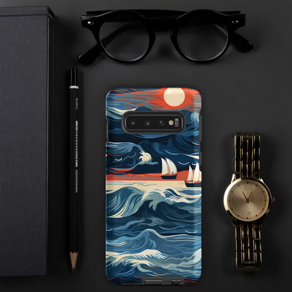 Ocean Whispers: A Voyage at Dusk