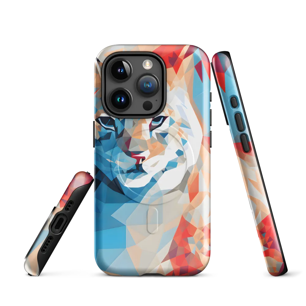 Facets of Feline Wonder | Phone Case |  15 Pro | MagSafe® Tough Case | Glossy