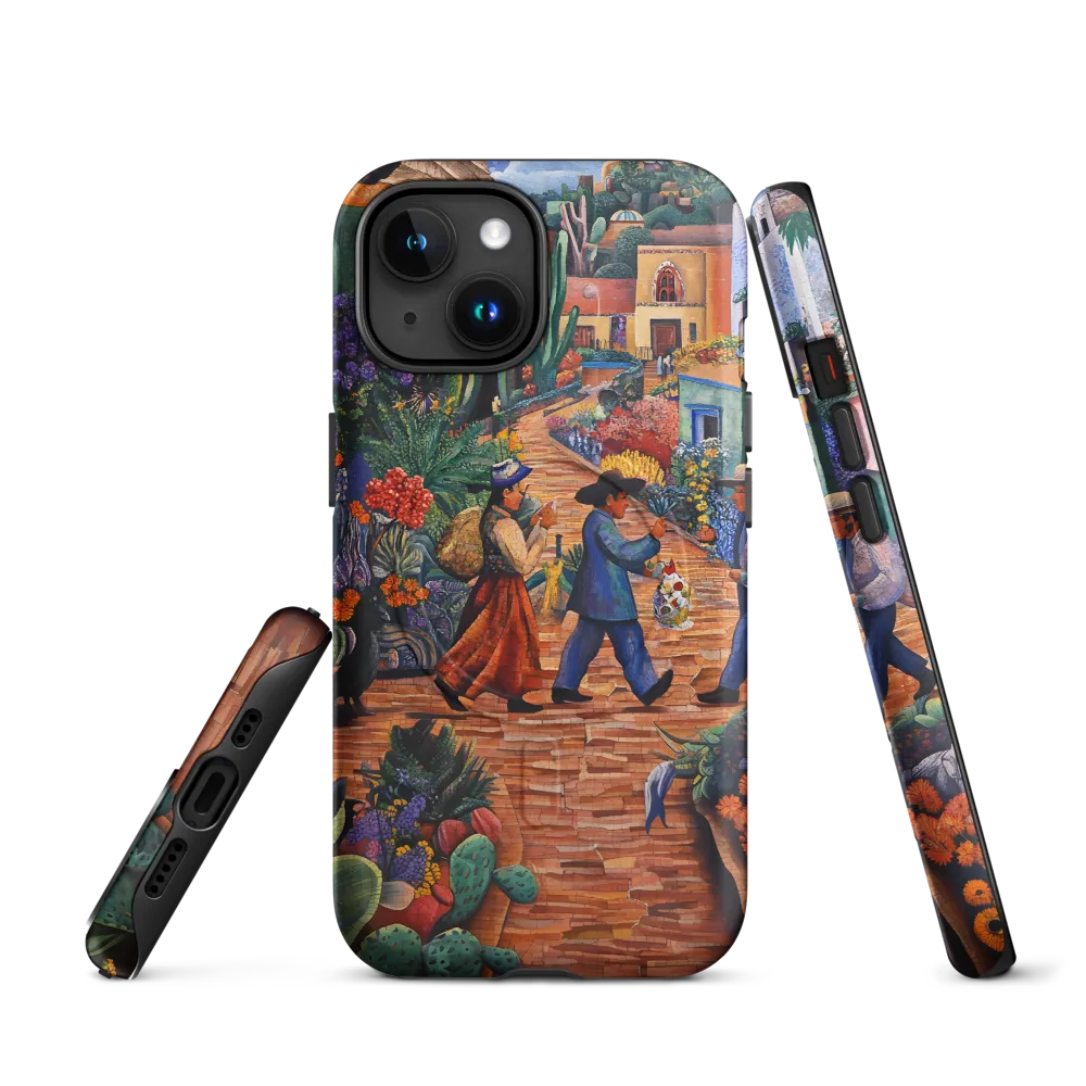 A Mosaic Journey Through Colorful Landscapes