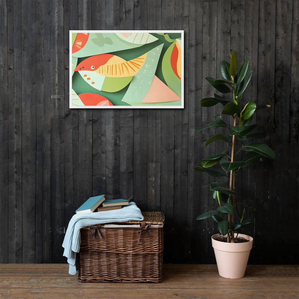 Nature's Palette | Canvas with White Frame | 20″×30″
