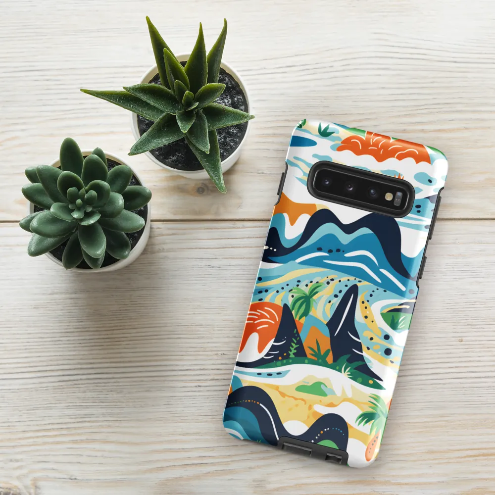 Abstract Tropical Landscape