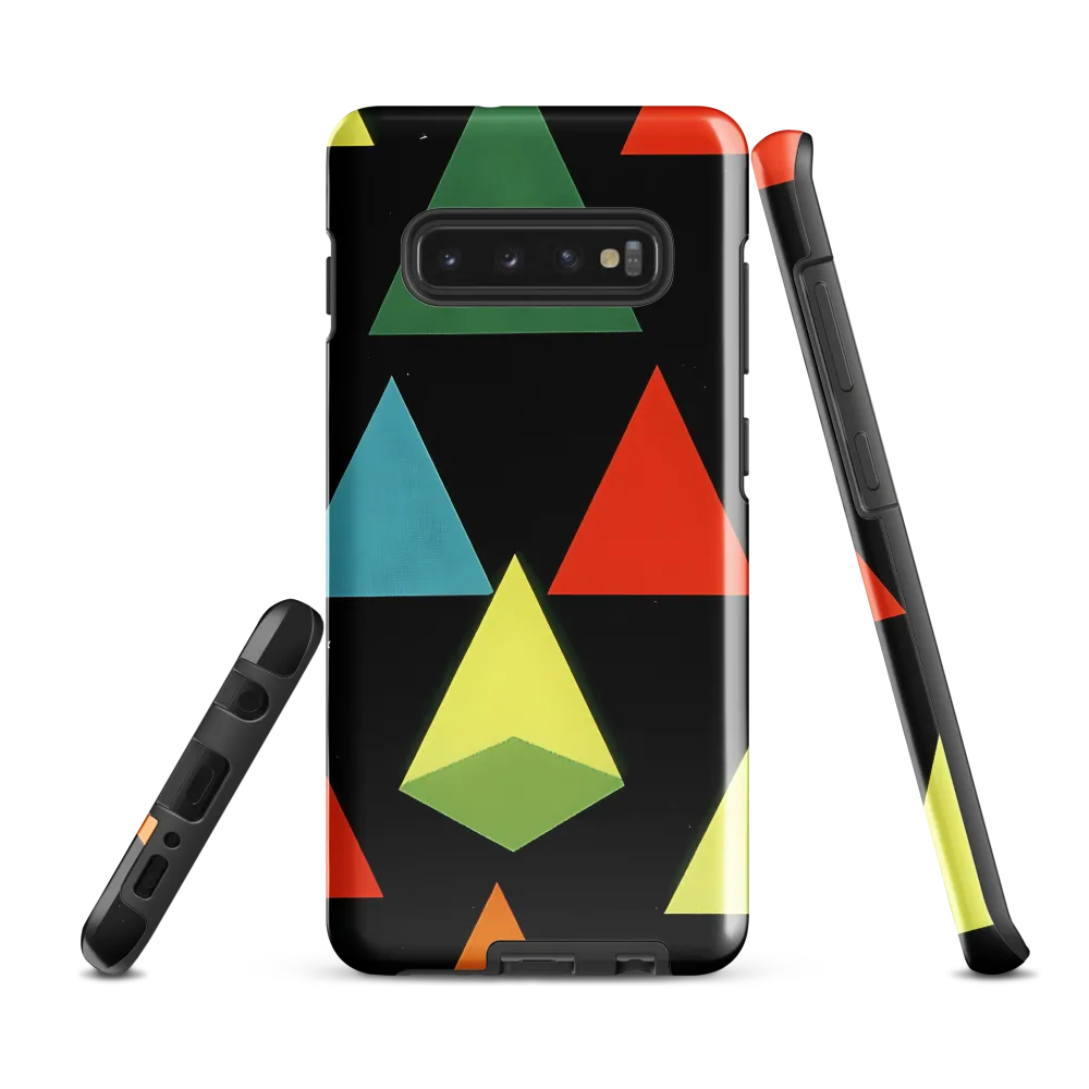 Geometric Harmony in Color | Phone Case |  S10 Plus | Tough Case | Glossy