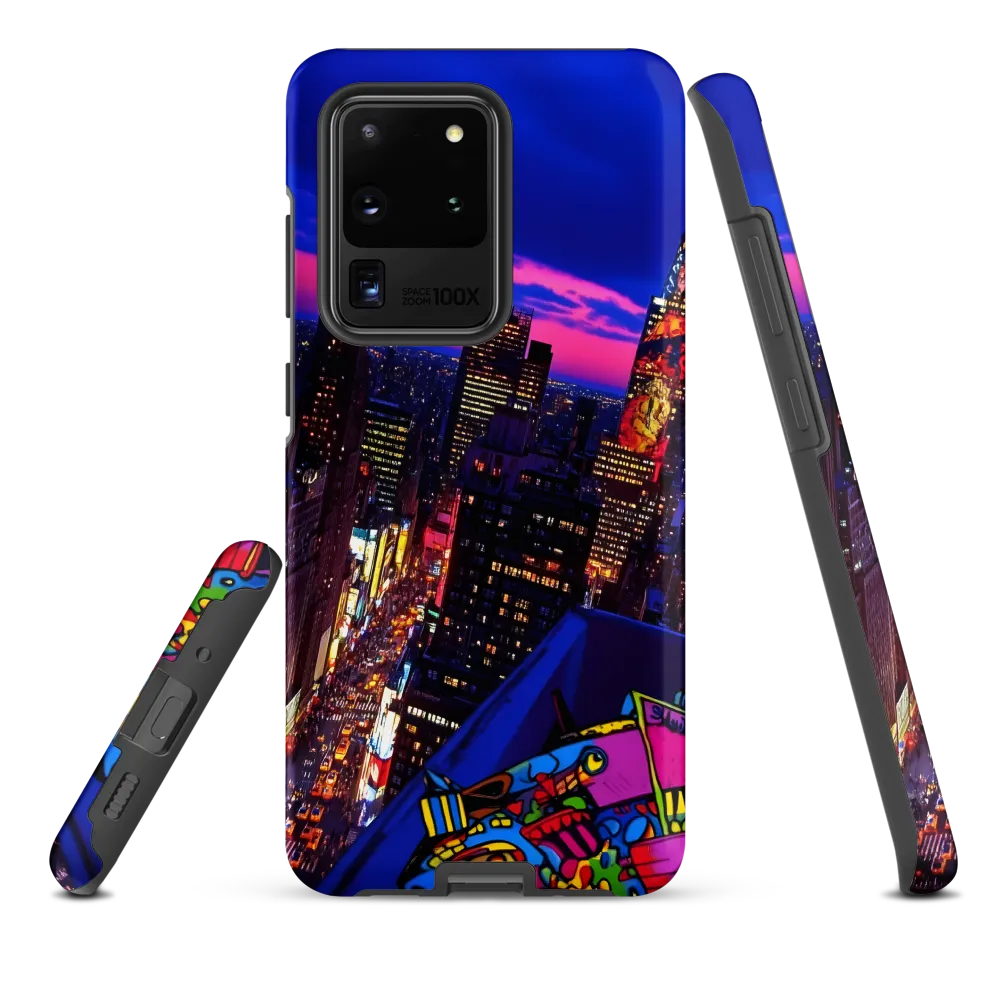 Neon Twilight: A City in Vibrance