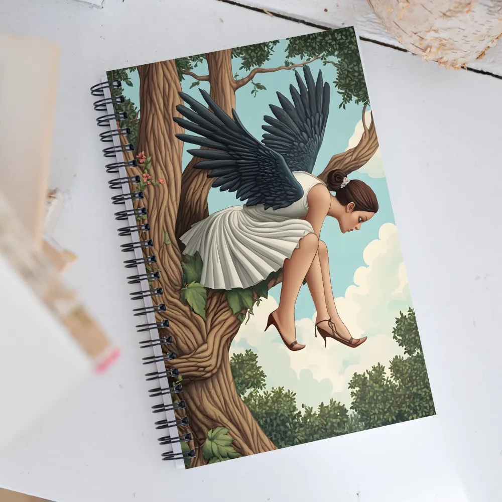 The Ethereal Perch | Spiral Notebook