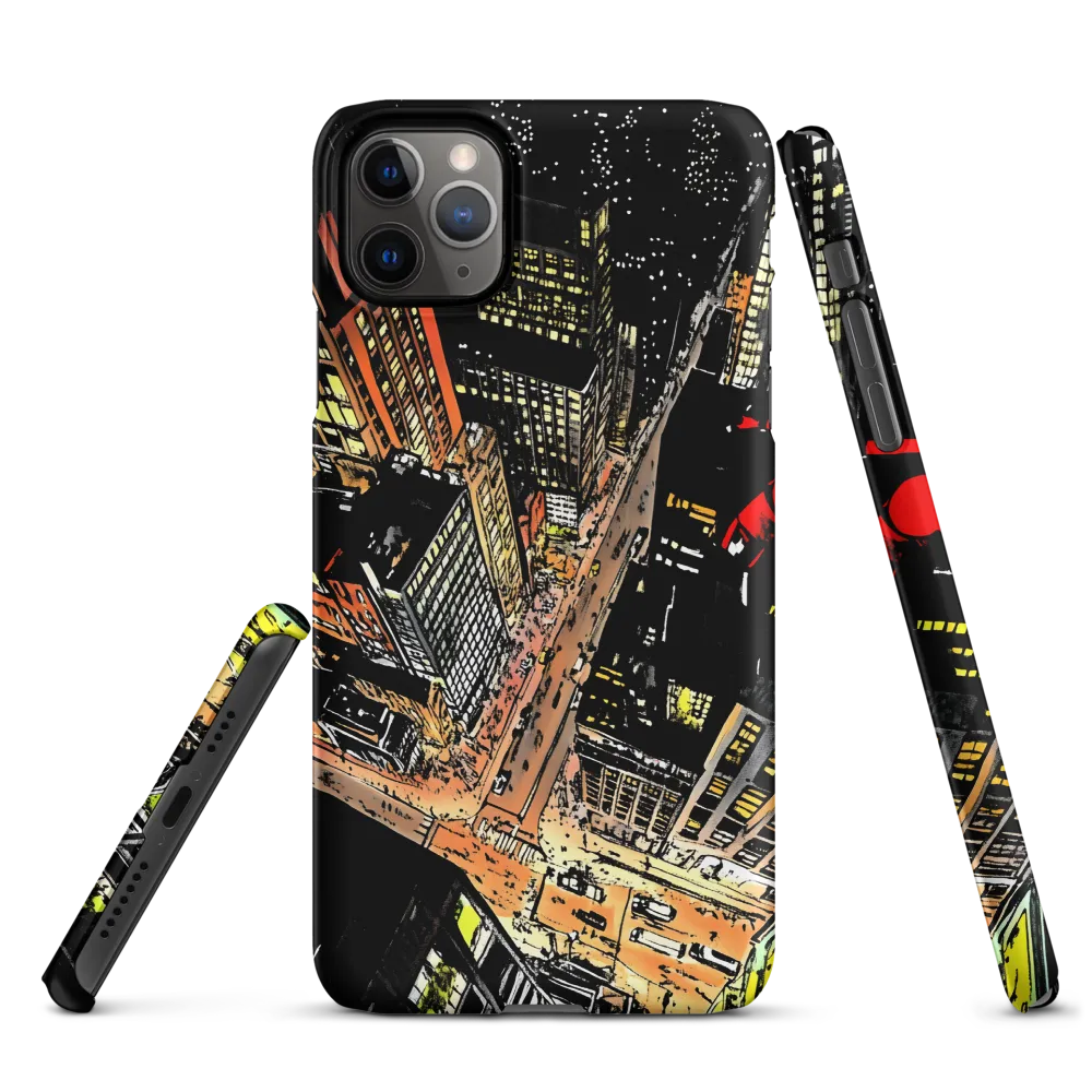 Urban Nightscape: A Bird's-eye View