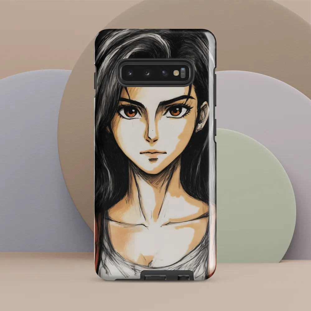 Determined Gaze | Phone Case |  S10 Plus | Tough Case | Glossy