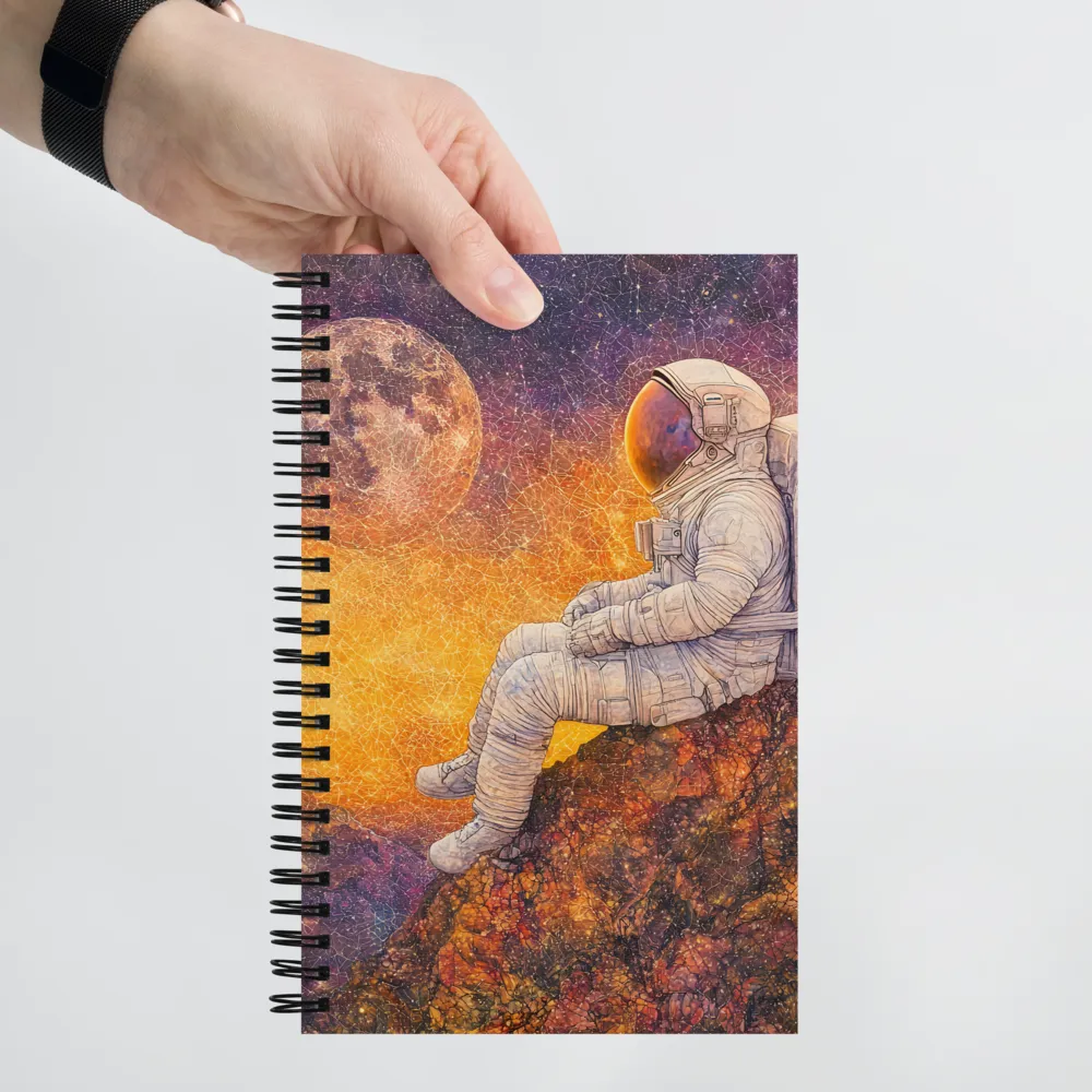 Cosmic Contemplation | Spiral Notebook