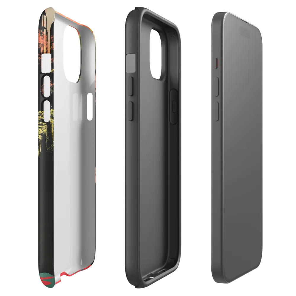 Elysian Echoes: A Surreal Reflections | Phone Case |  15 Plus | Tough Case | Matte