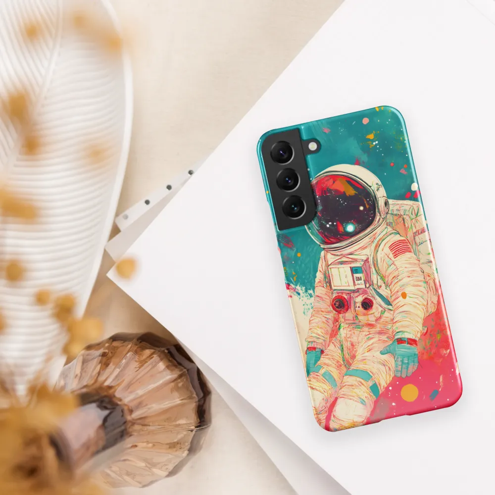 Cosmic Explorer: An Astronaut's Journey | Phone Case |  S22 Plus | Snap Case | Glossy