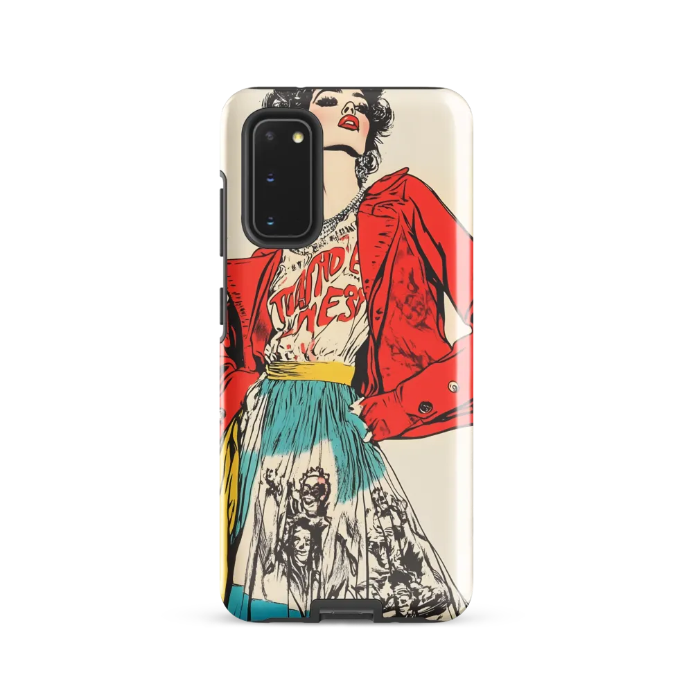 Vibrant Elegance: A Pop Art Fashion Statement