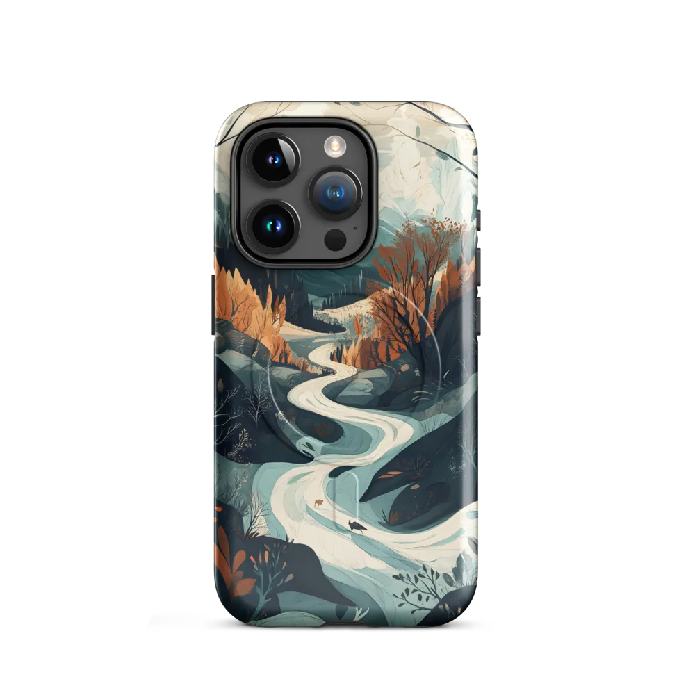 Winding Serenity: A Digital Landscape