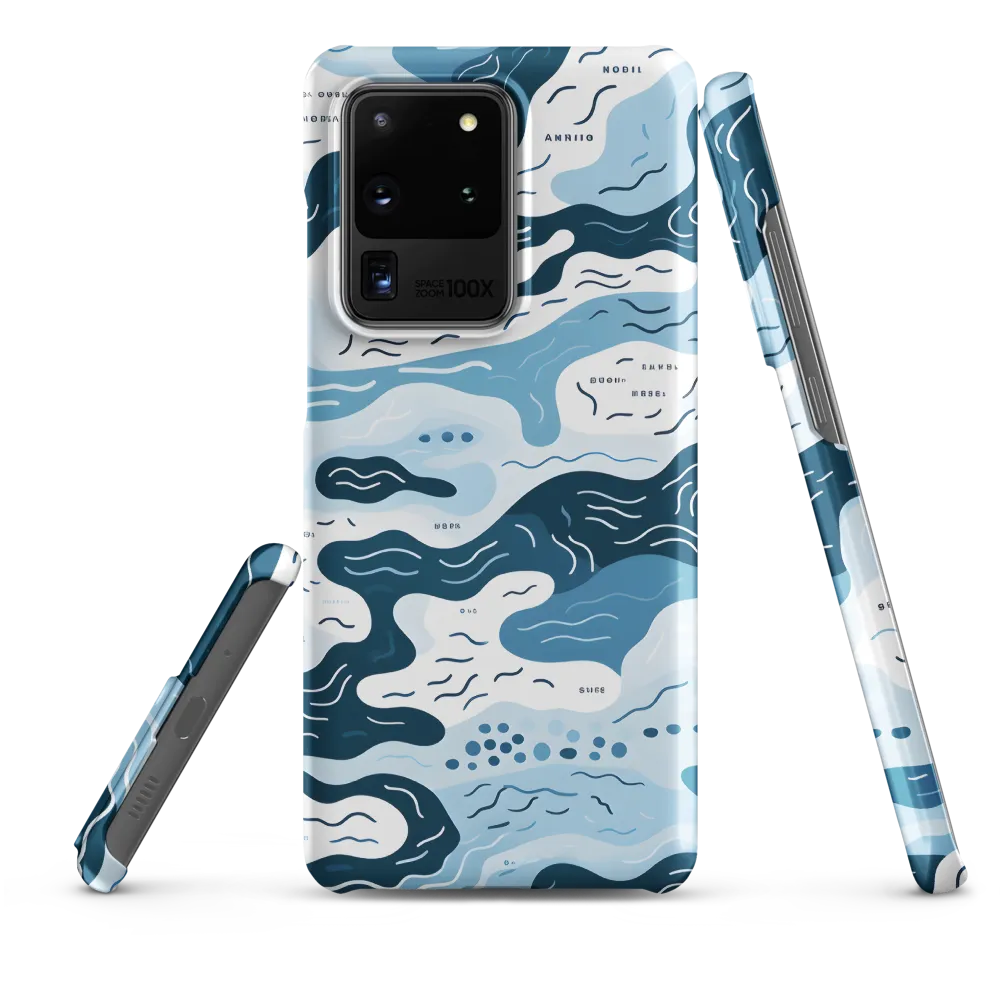 Flowing Waters: An Abstract Journey | Phone Case |  S20 Ultra | Snap Case | Matte