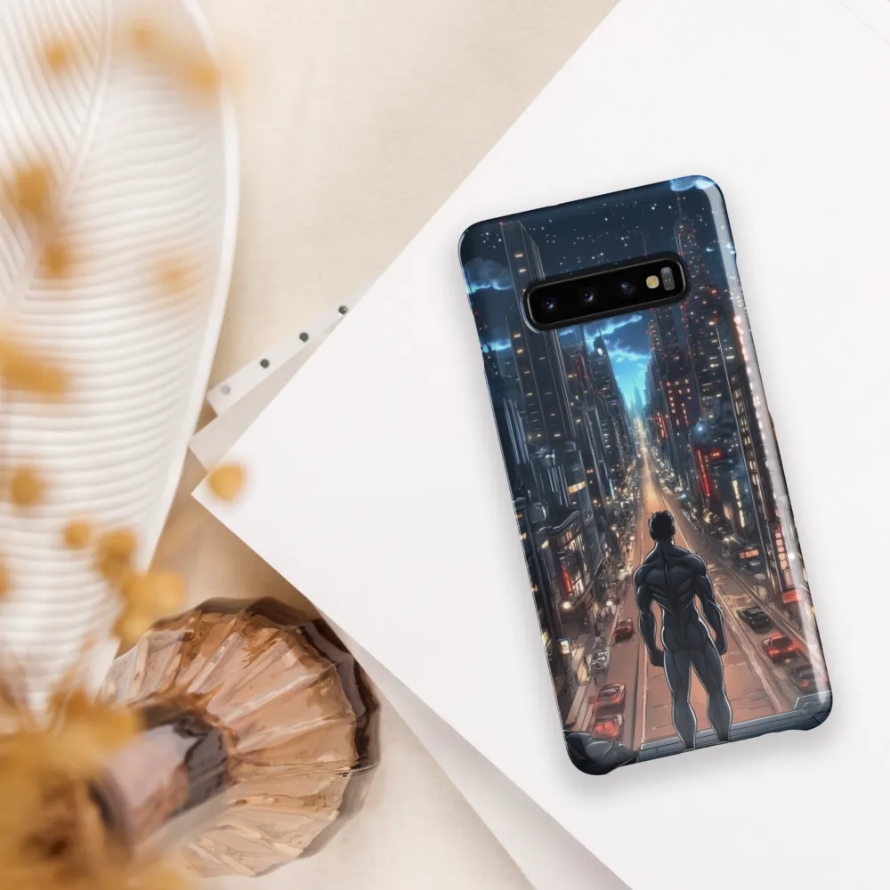 Urban Vigilance: A Hero's Watch | Phone Case |  S10 Plus | Snap Case | Glossy