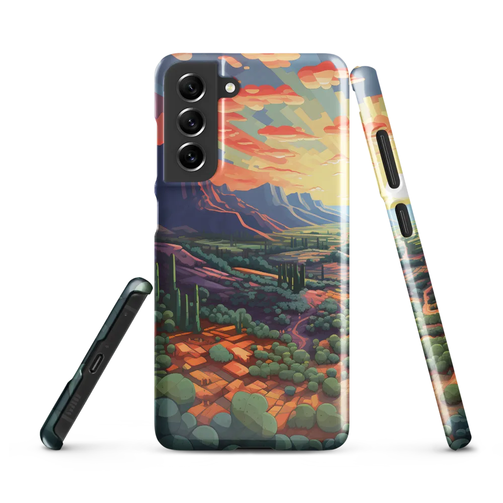 Desert Serenity at Dusk | Phone Case |  S21 FE | Snap Case | Glossy